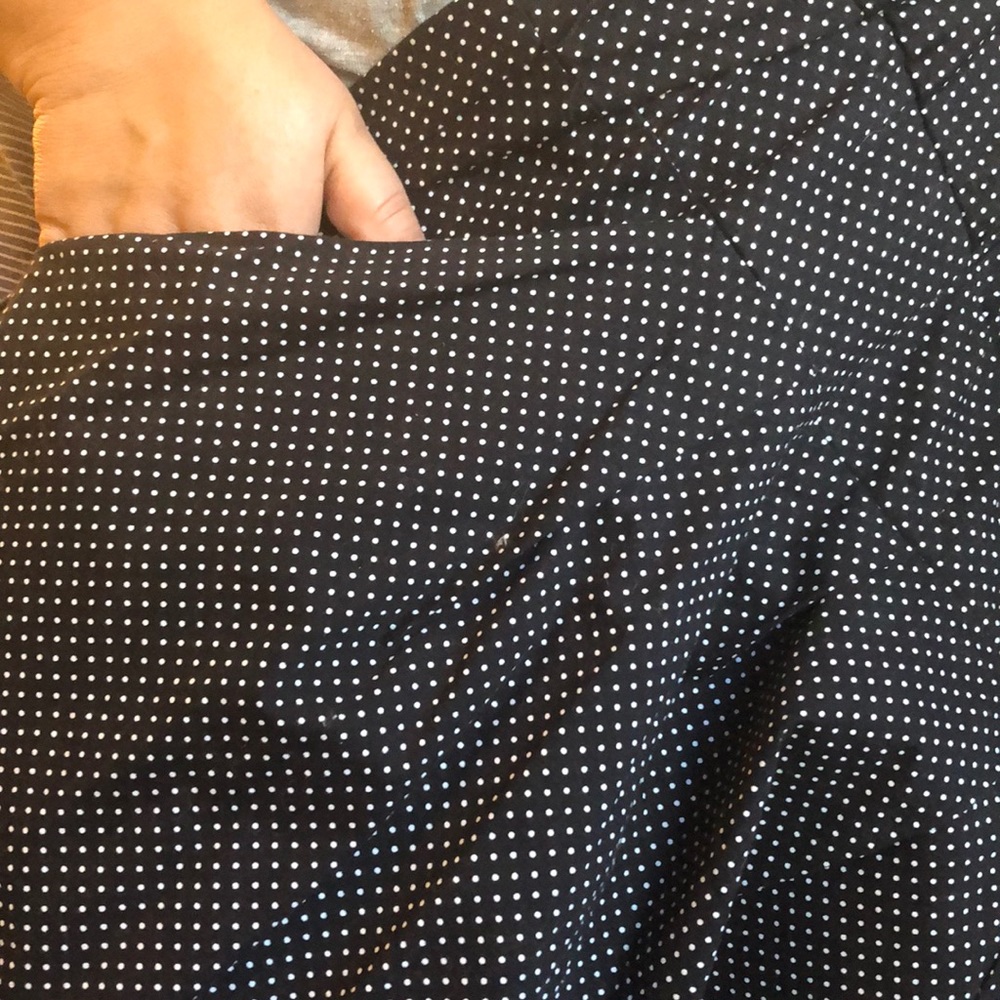 Black Dot Fit and Flare Dress - Picture 2 of 3